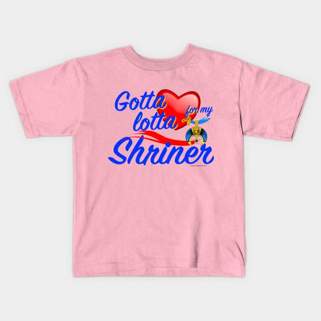 Gotta Lotta Love For My Shriner Kids T-Shirt by EssexArt_ABC